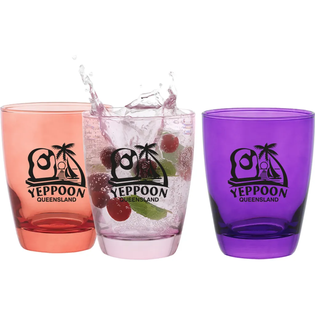 Glass Tumbler Pinks